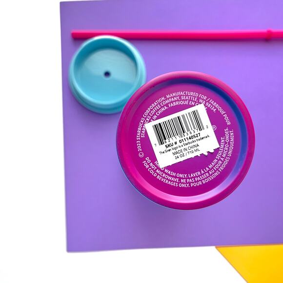 Starbucks Rainbow Tumbler Cup Venti - Ombre Gradient Tie Dye 2023 - Picture 4 of 6